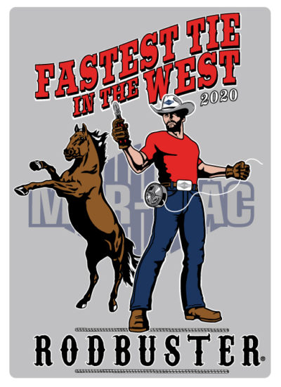 fastest tie in the west t-shirt
