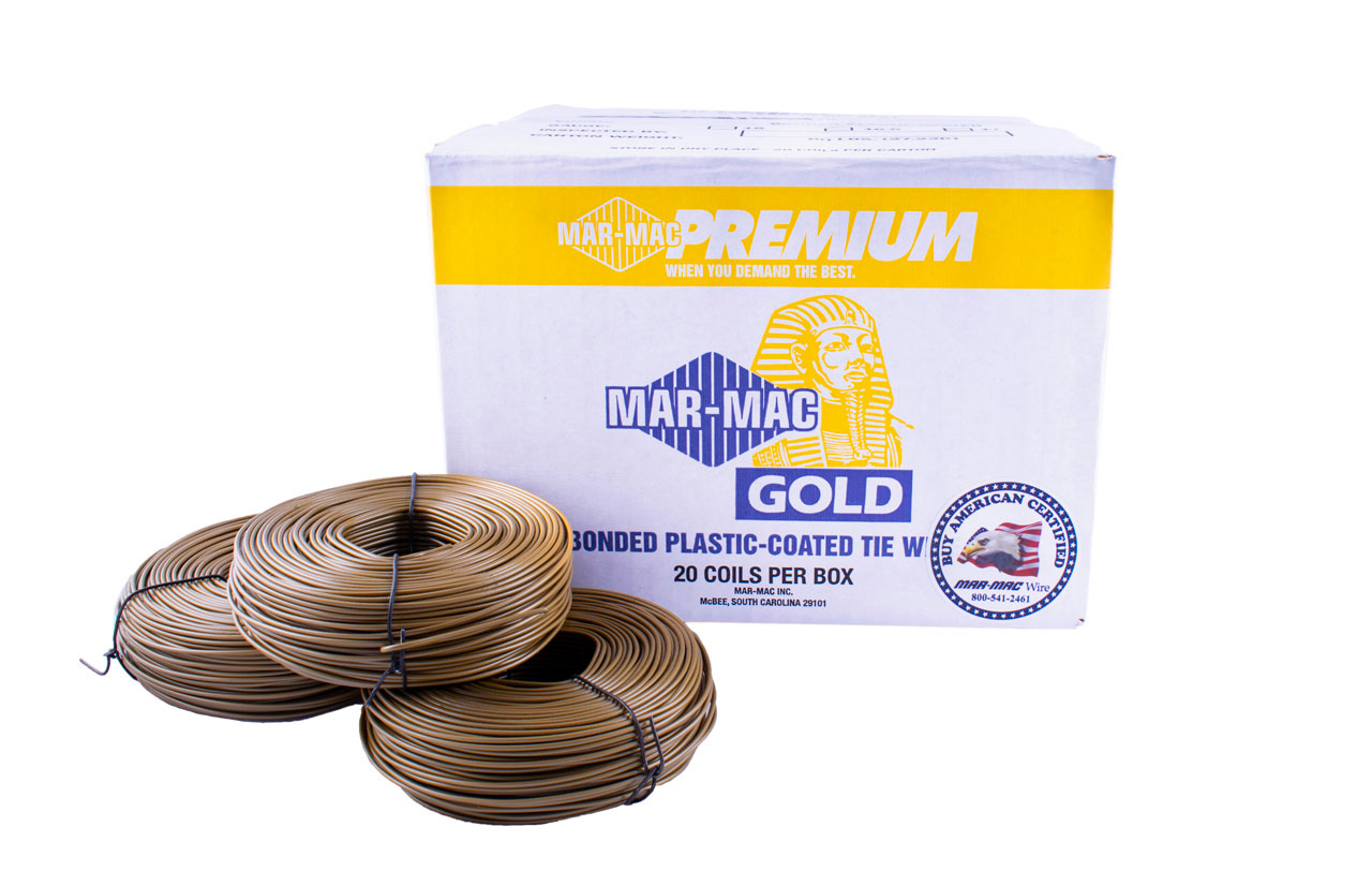 MAR-MAC Plastic Gold Tie Wire